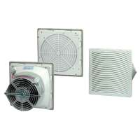 CE Approved 250*250mm Cabinet Fan Filter 170-265m3/h 230V/115V Ventilation Fan with Filter