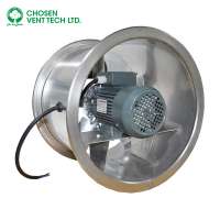 vertical blade axial flow fan for ventilation